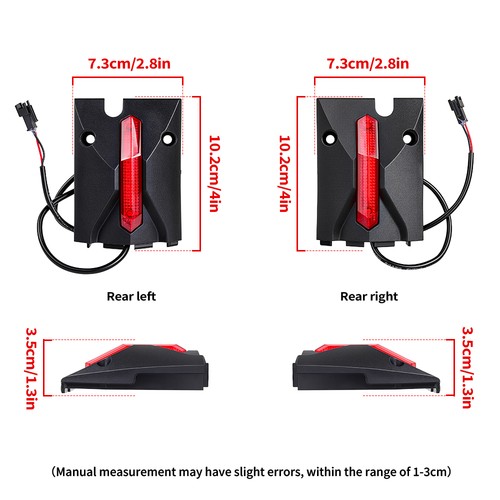 Front rear turn signal - rear,
